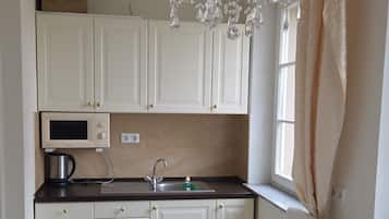 Habitación Deluxe doble, vistas al valle | Cocina privada | Trona infantil