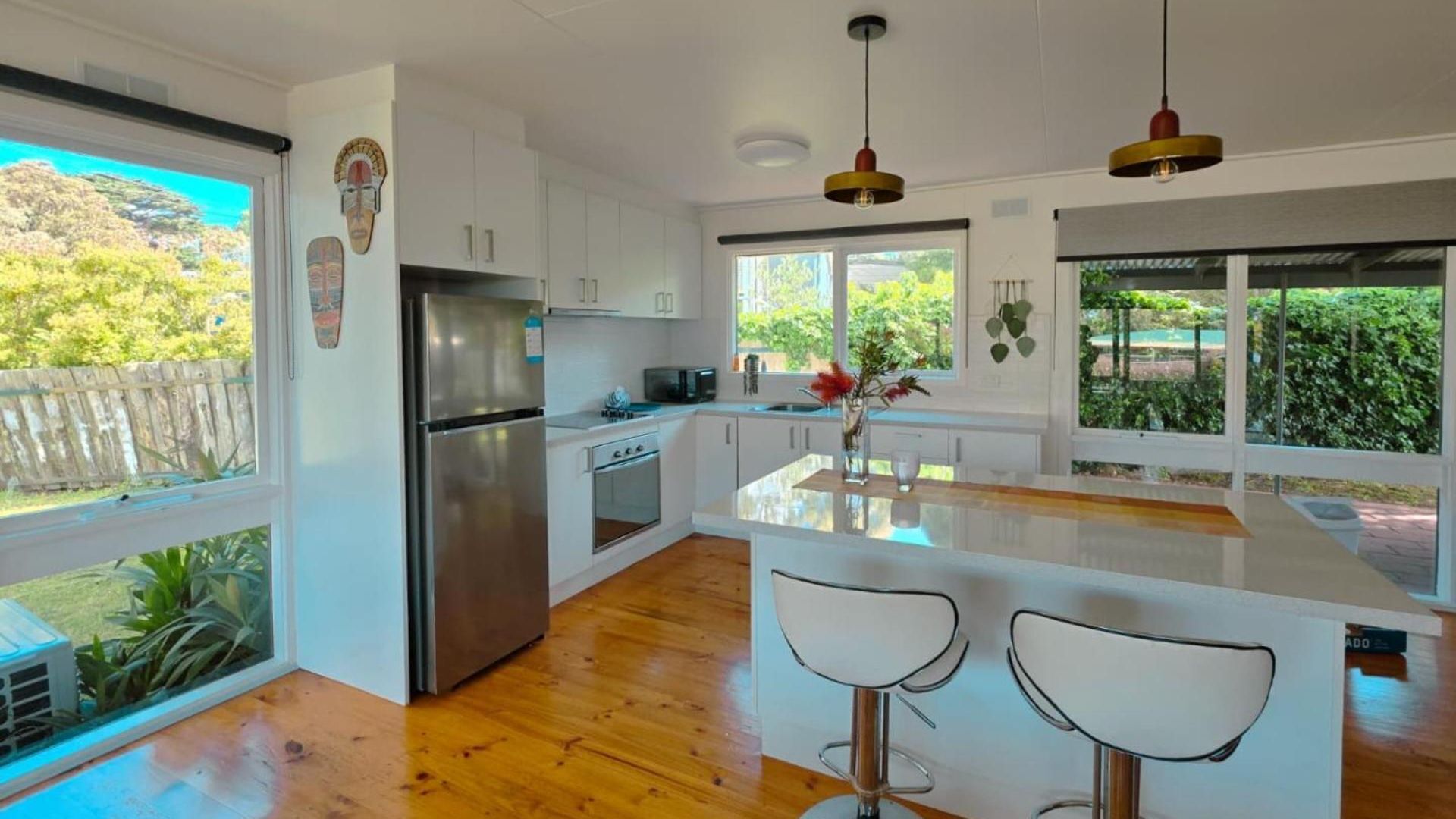 Microwave, oven, stovetop, high chair