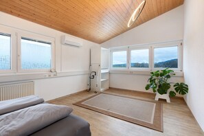 WiFi, bed sheets - Apartment 'Motel Ambiente – 4 Rooms, 2 Bathrooms' with Wi-Fi and Air Conditioning (Bad Säckingen)