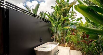 Glass Villa in Rainforest 3 Bedroom, 2 Jungle/Ocean View Pools, Game Room, Gym