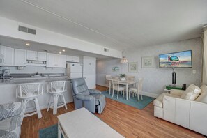 TV - Oceanfront escape with Outdoor Pool by Seaside Vacations & Sales (Ocean City)