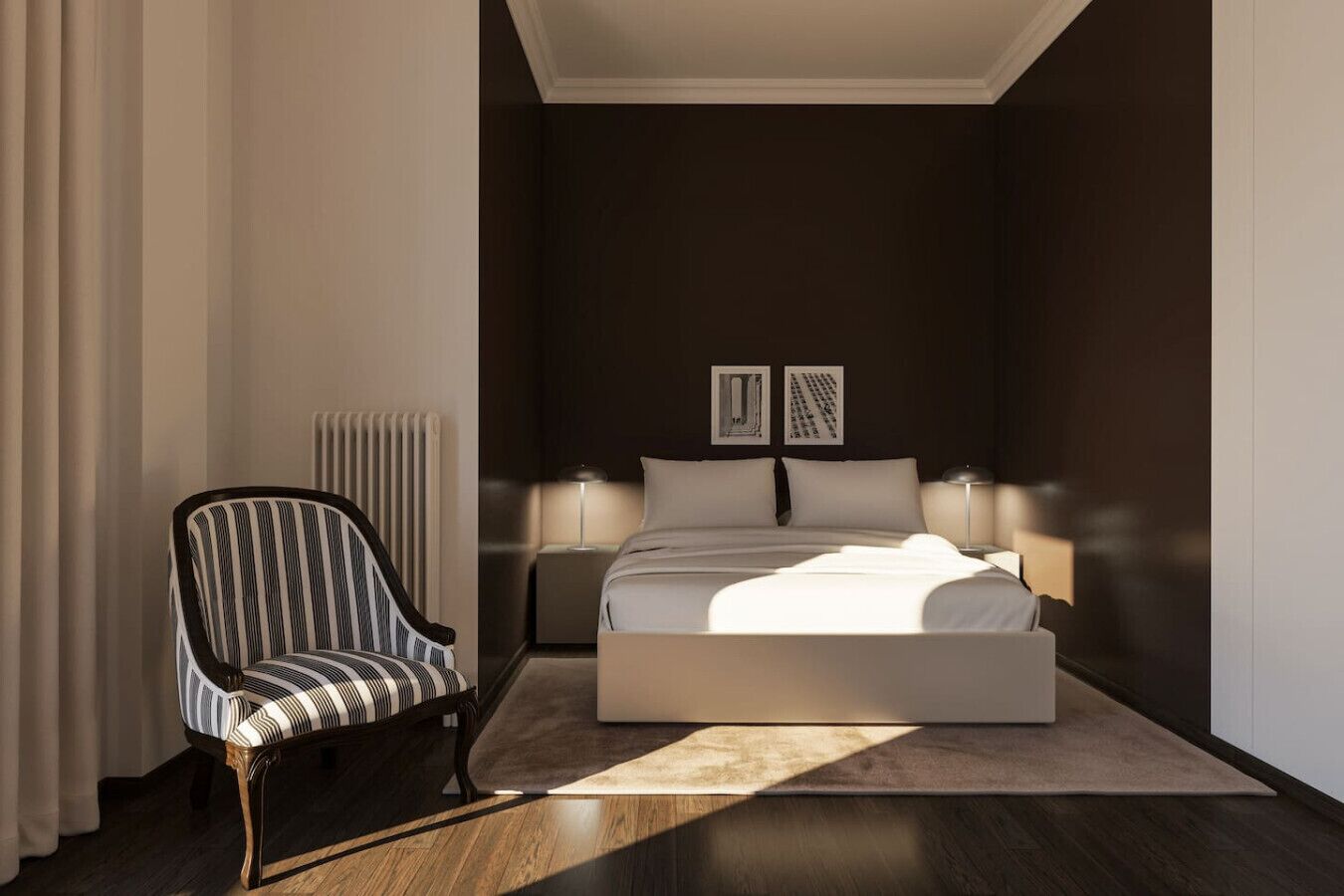 Desk, iron/ironing board, WiFi, bed sheets