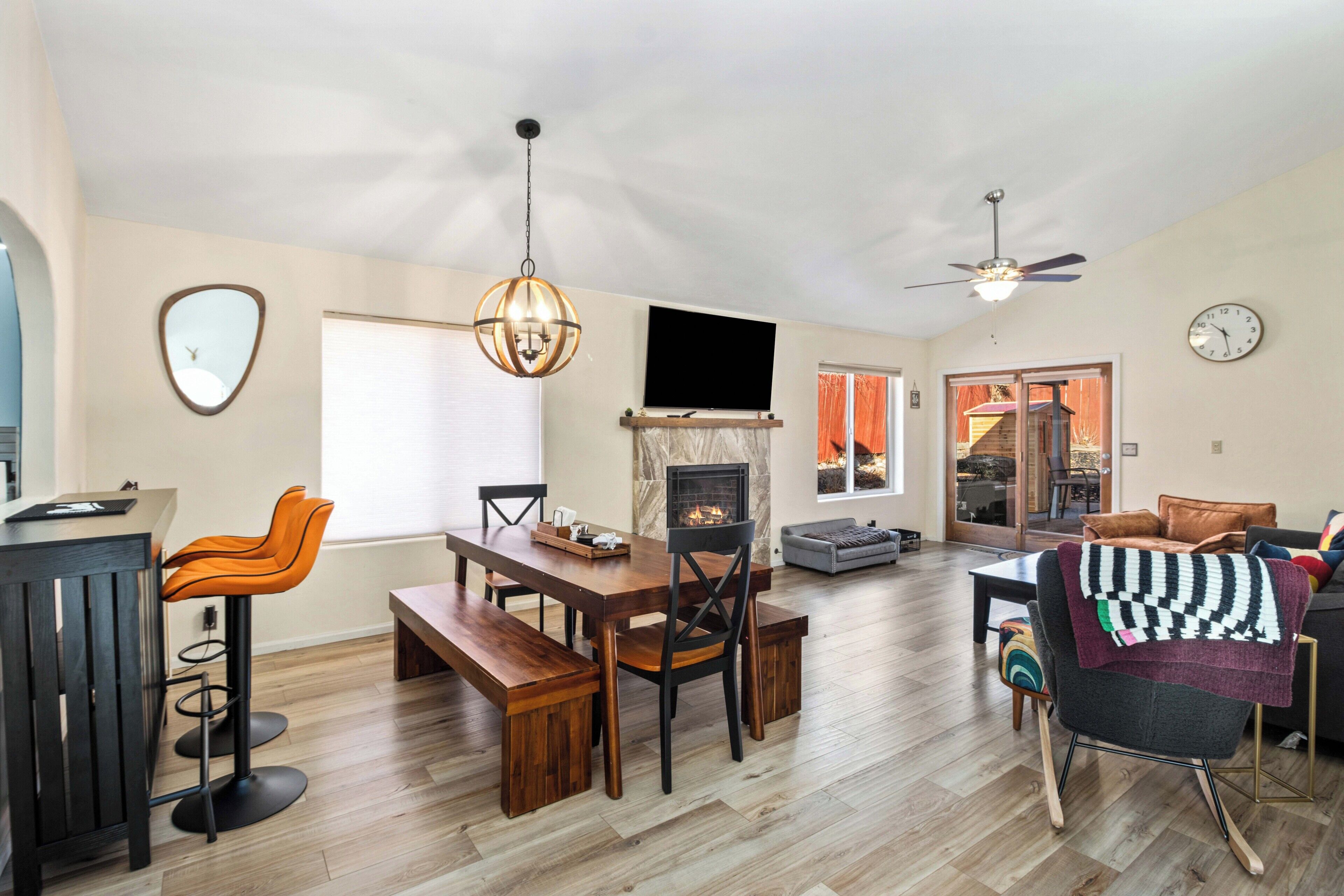 تلفزيون، مدفأة