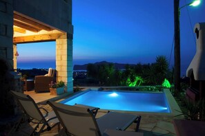 Terrace/patio - Pantanassa Villas - Erato with Sea View (Agia Marina)