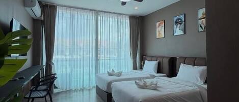 Deluxe Twin Room, Balcony, Mountain View