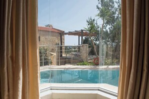 Pool - Pantanassa Villas -Terpsichore with Sea View (Agia Marina)