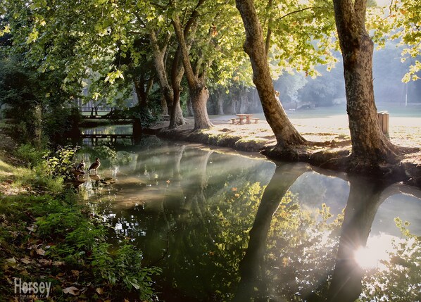 Property grounds - Apartment 'Beau T3 Vue Vallée De L'eure Et' with Wi-Fi and Air Conditioning (Uzès)