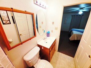 Towels, soap, toilet paper