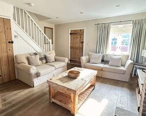 TV, DVD player - A gorgeously furnished dog friendly cottage, in a peaceful courtyard setting (Burnham Market, Norfolk)