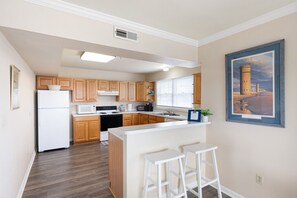 Fridge, microwave, oven, stovetop - 70 Steps to the Sand • 2BR/1BA • 2 Balconies • Sleeps 6 (Dewey Beach)