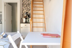 Interior - Guest Room 'Chambre Famille' with Shared Pool, Terrace, and Air Conditioning (Saint-Savin)