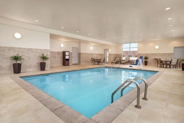 Indoor pool, a heated pool
