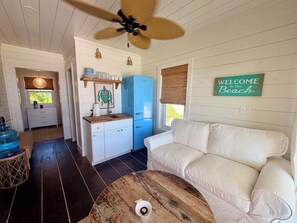 Living area - Charming Island Bunkhouse- Walk to Pink Sand Beach w/ Pool Access (North Eleuthera)