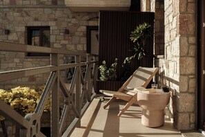 Luxury Suite, Mountain View | Terrace/patio - Ceci Suites (Arachova)