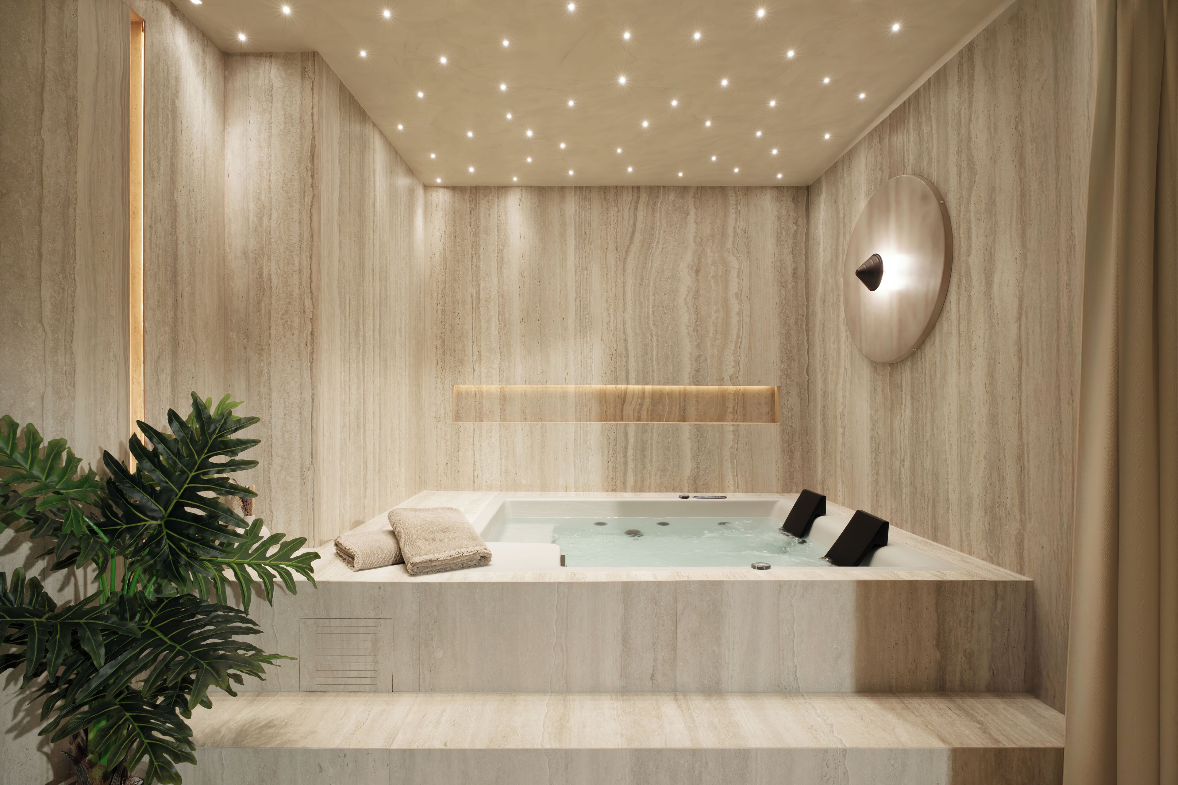 奢华套房, 山景 | 私人 SPA 浴缸