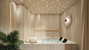 Luksussuite, fjellutsikt | Privat boblebad