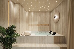 Luxury Suite, Mountain View | Private spa tub