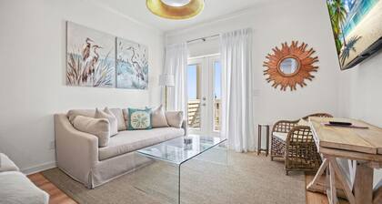 Beach Access Condo - Walk to Downtown - Pets Welcome w/ Fee