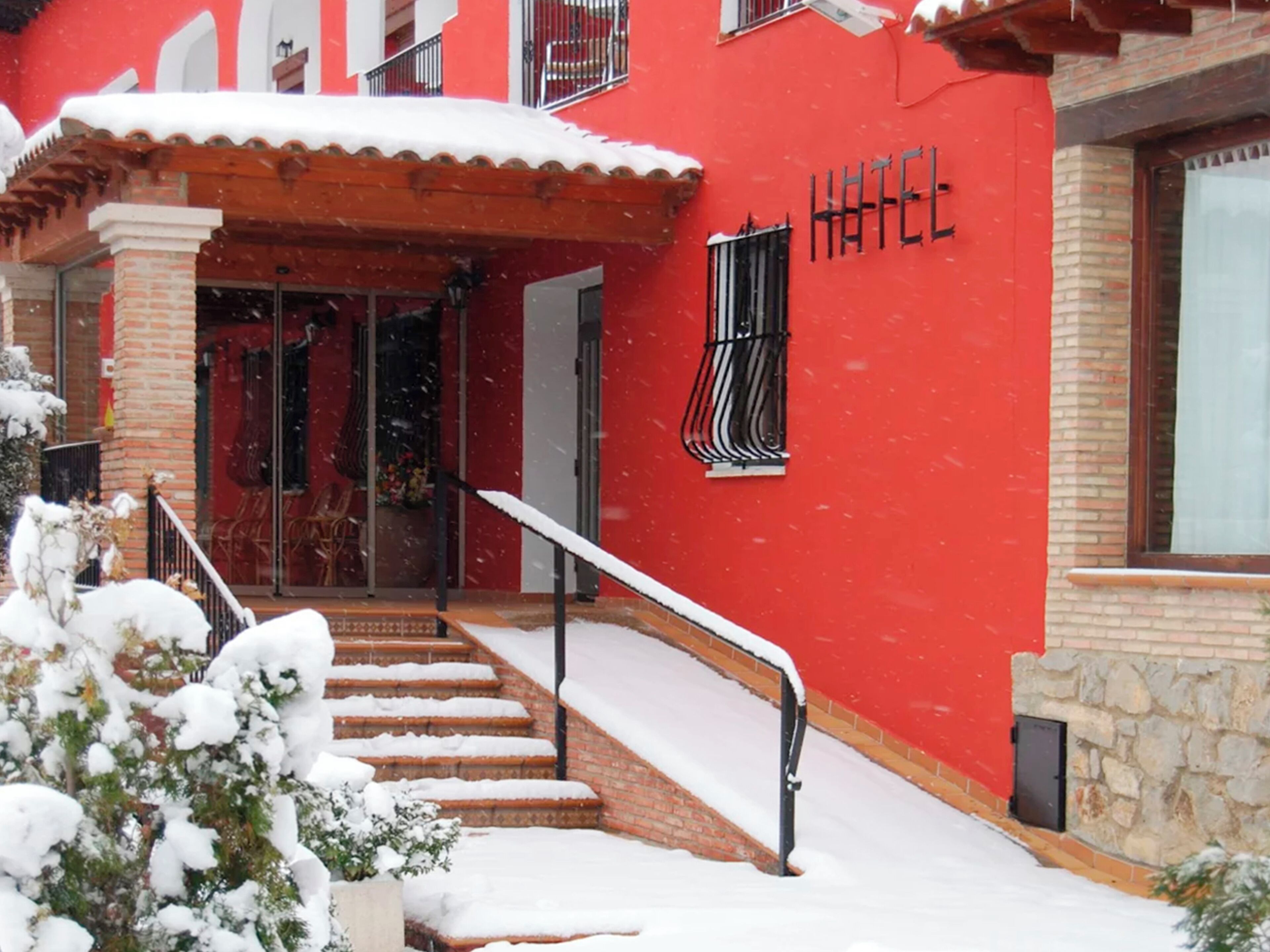 Façade de l’hébergement