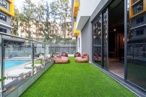 Apartment, Pool View | Terrace/patio