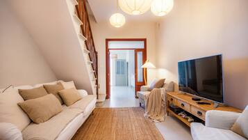 TV, fireplace, video games