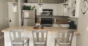 Private kitchen - Harbor-view 1BR with sunsets, full amenities, and family-friendly space. (Panama City Beach)