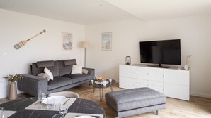 Living area - Couleur Sable - 1km de la Plage (Dinard)