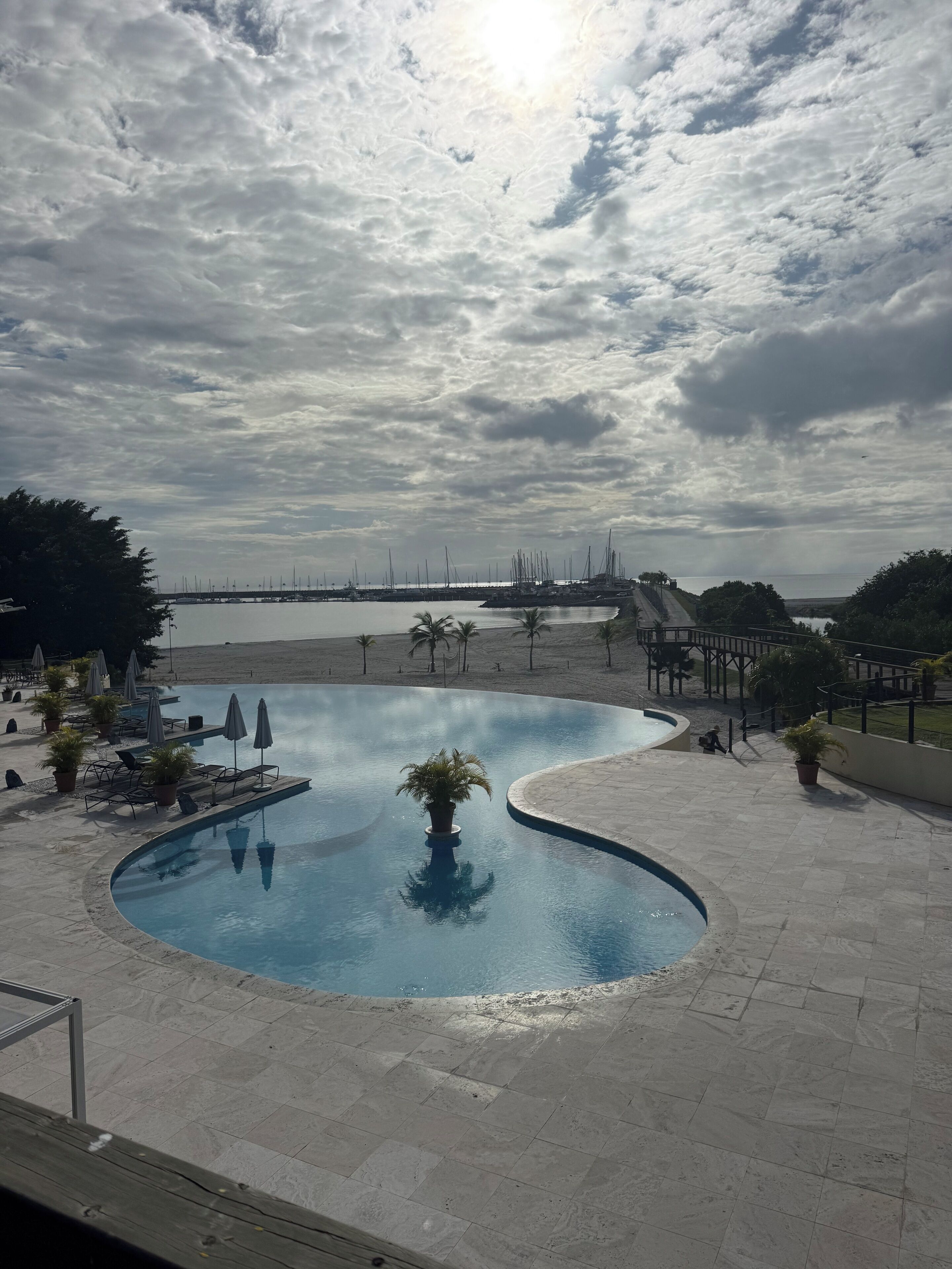 Playa privada, bar en la playa