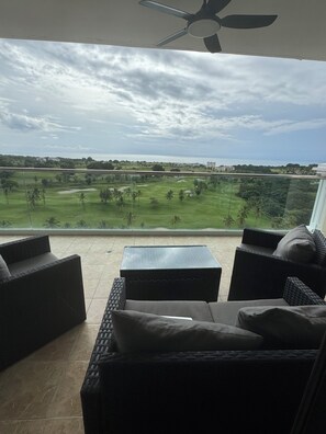 Terrace/patio - Vista Mar 3 bedroom ocean view Beach Golf Marina (San Carlos)