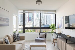 Two-Bedroom Deluxe Apartment | Living area