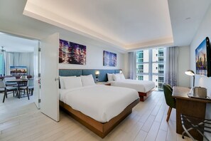 2 chambres, fer et planche à repasser, draps fournis