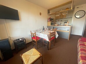 Dining - Pra-Loup 1600 - T2 Apartment for 6, central location, near slopes (Pra-Loup)
