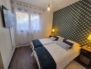 3 bedrooms, free WiFi, wheelchair access - New 3-bedroom apartment with garden and parking in Arâches-la-Frasse (Arâches-la-Frasse)