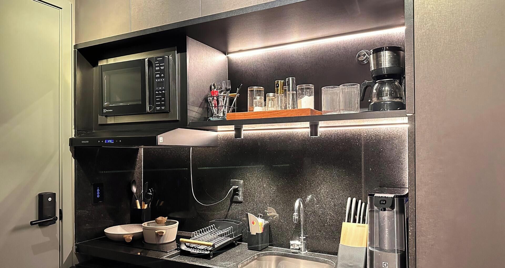 Estúdio luxo | Cozinha privada