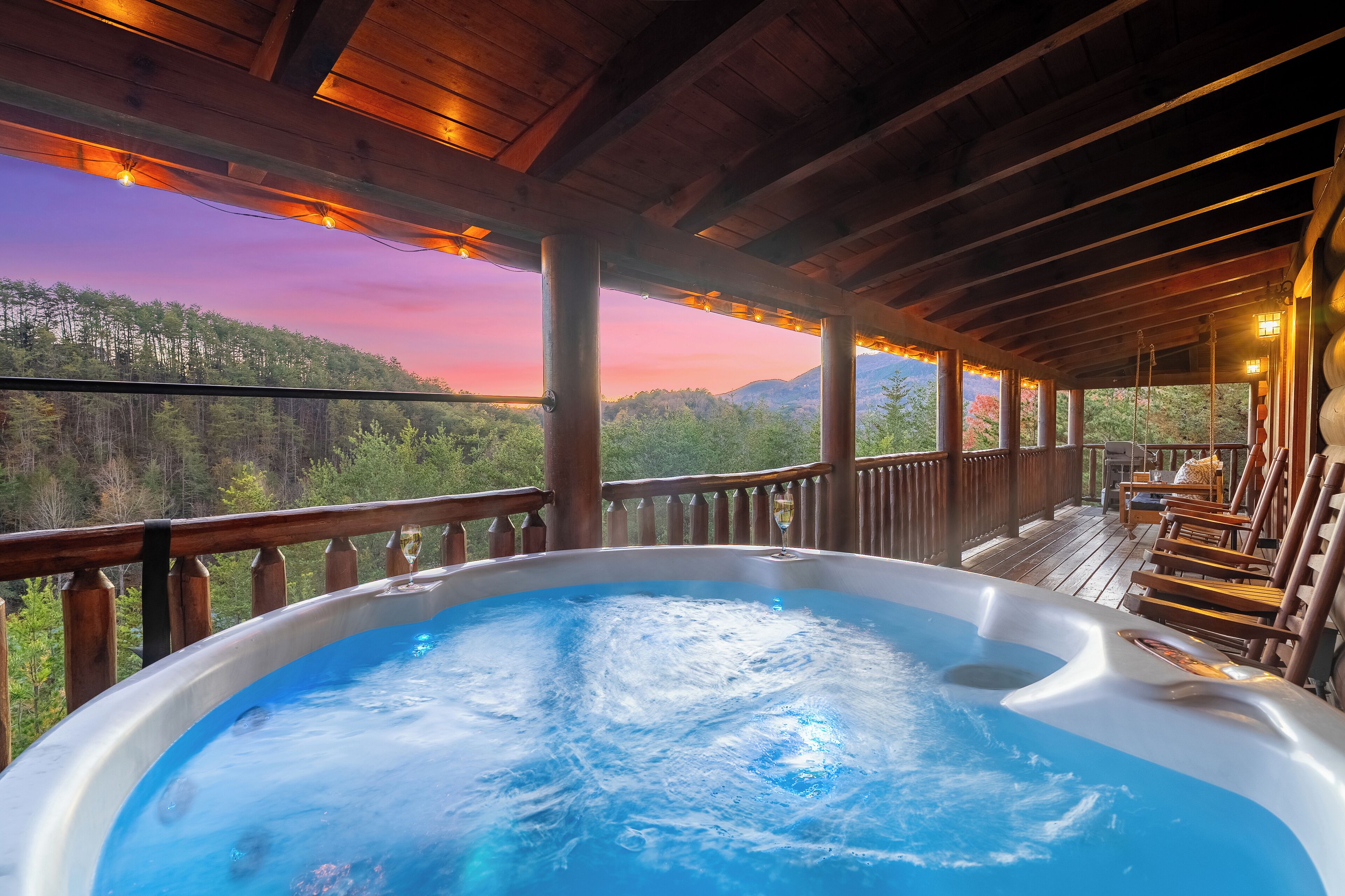 Baignoire à remous extérieure