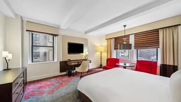 In-room safe, desk, blackout curtains, iron/ironing board