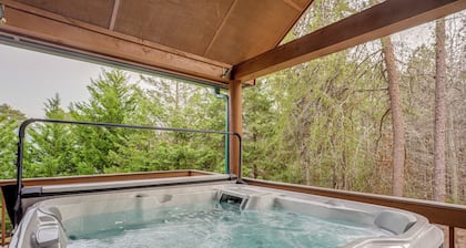 Steps to Lake Lanier: Wooded Escape w/ Boat Dock