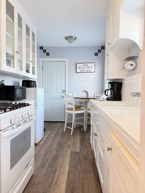 Microwave, oven, stovetop