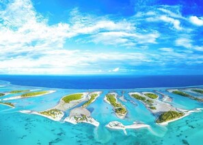 Aerial view - Te Manu Lodge Tikehau (Tikehau)