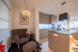 Private kitchen - The apartment is furnished and equipped with everything necessary for a wonderful holiday stay. (Reykjavík)