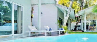New Tropical 3-Bedroom Villa with Private Pool, 450m to Kabalana Beach