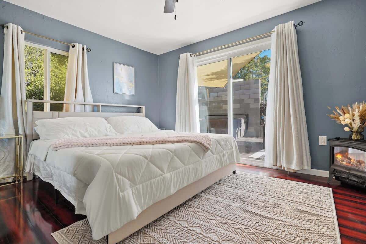 2 bedrooms, iron/ironing board, travel crib, WiFi