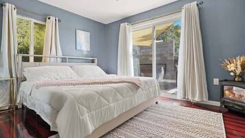 2 bedrooms, iron/ironing board, travel crib, WiFi