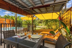 Opções para refeição ao ar livre