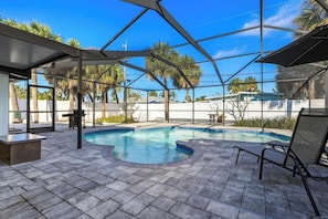 Pool - Sunset Beach Escape – Modern Home + Private Pool (St. Pete Beach)