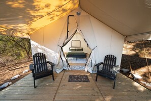 Terrace/patio - Peaceful Mountain Tent Escape at Harrison Ranch (Pauma Valley)