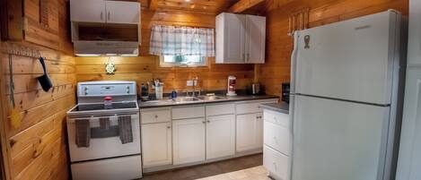 Microwave, oven, stovetop, coffee/tea maker