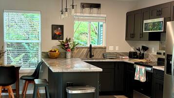 Microwave, oven, stovetop