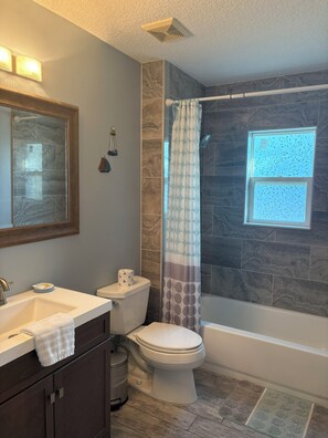 Shower, towels