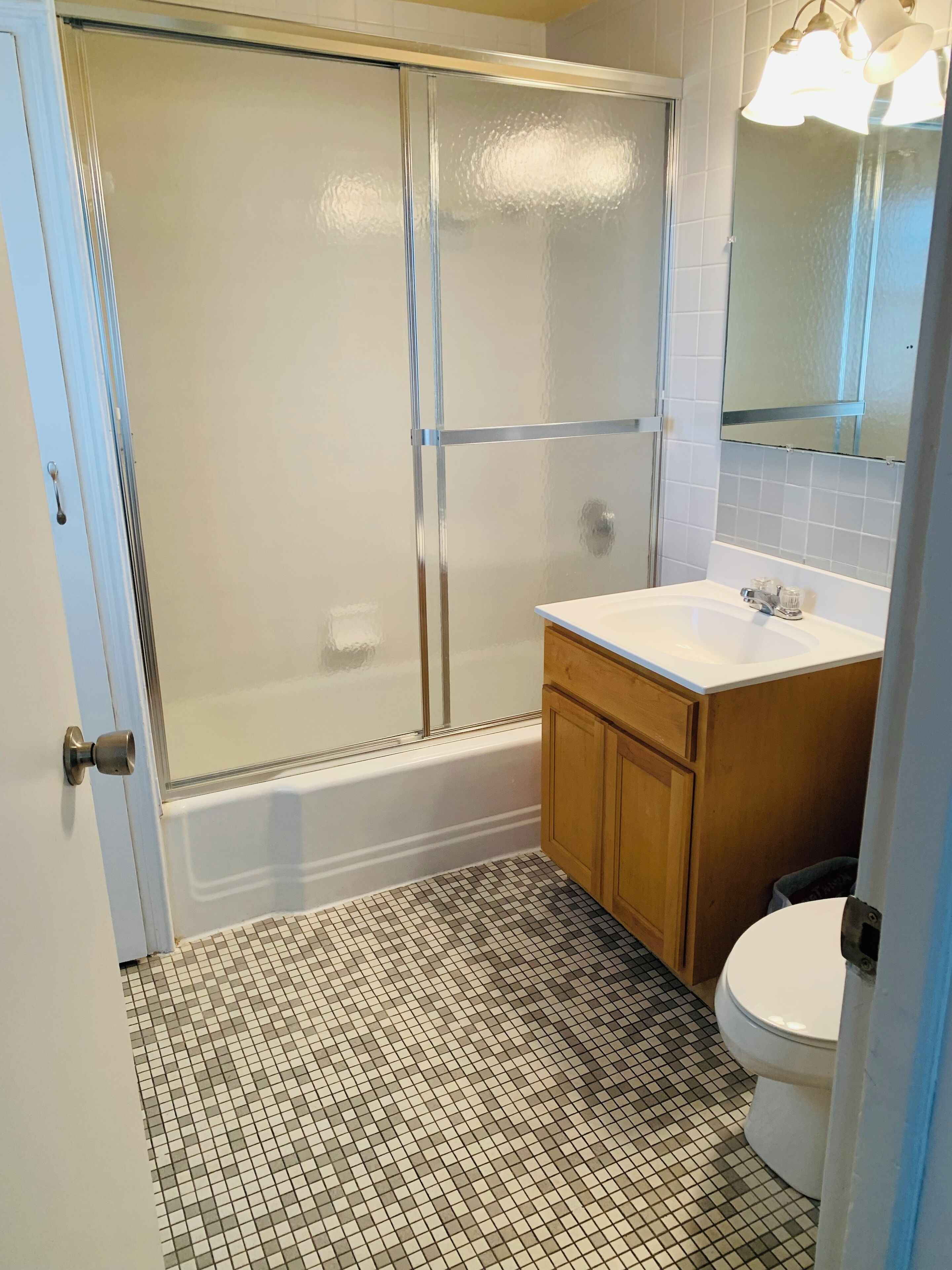 Towels, soap, toilet paper